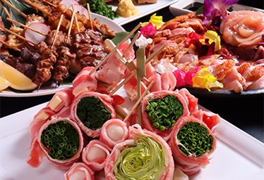 美味い酒と炭火串　いこまい