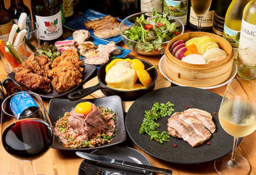 牛・豚・鶏・ジビエと多摩・立川カラフル野菜　愛ル豚～肉の創作酒場～