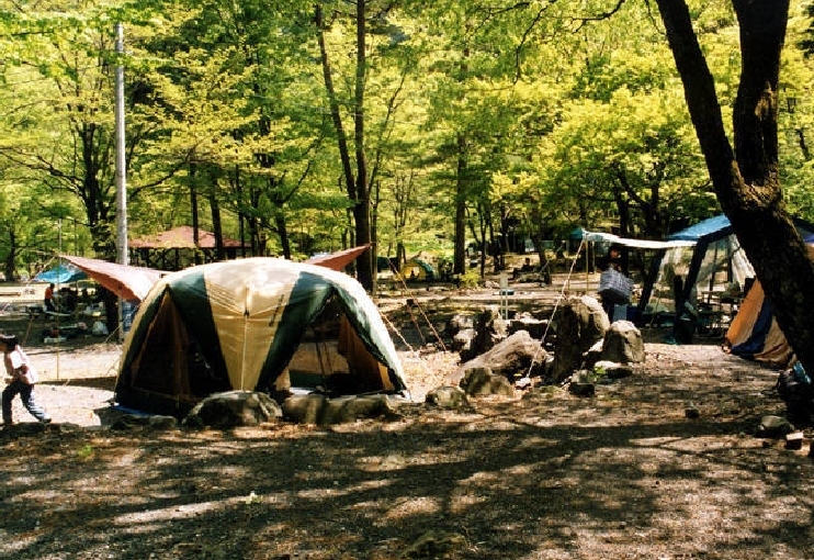 静岡市梅ケ島キャンプ場