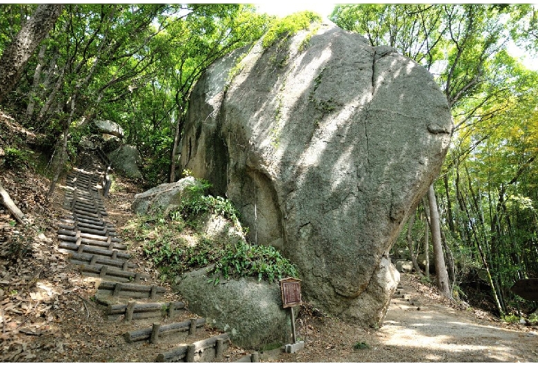 大坂城石垣石切丁場跡（天狗岩丁場跡）