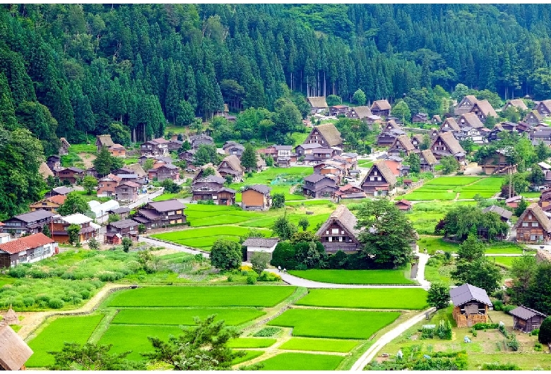 荻町城跡展望台（白川郷）