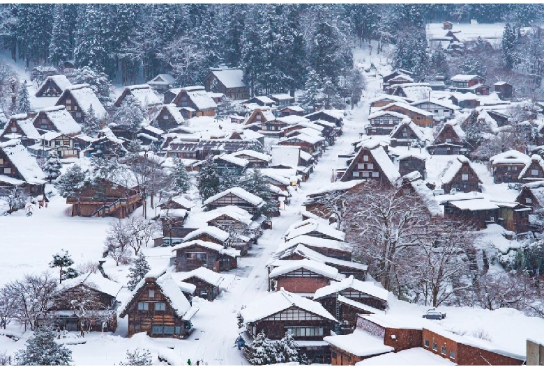 荻町城跡展望台（白川郷）