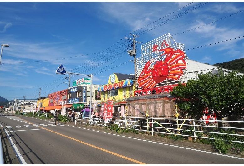 寺泊 魚の市場通り