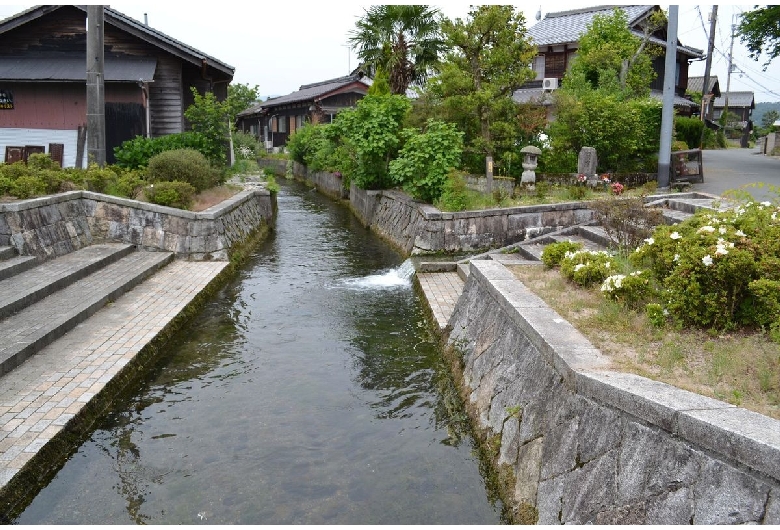 高島市針江地区