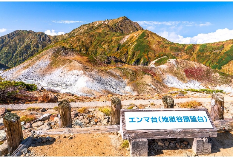 地獄谷展望台（立山黒部）