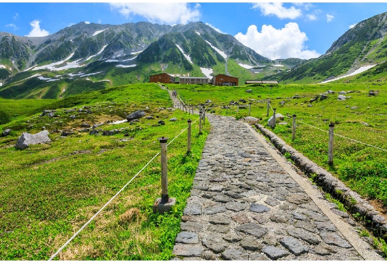 室堂平遊歩道（立山黒部）