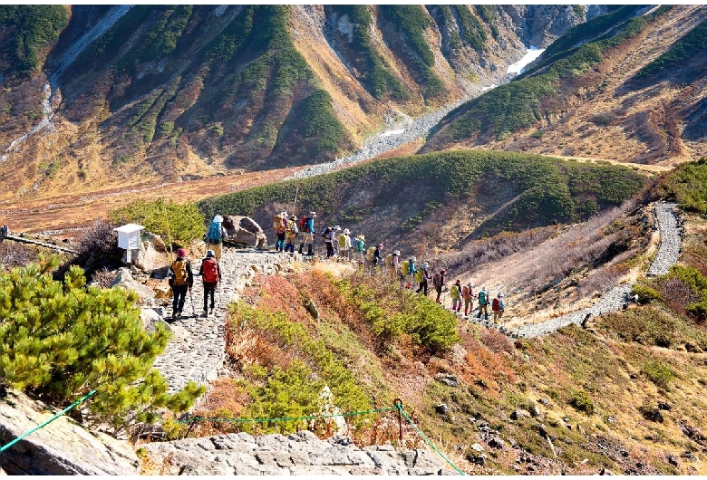 室堂平遊歩道（立山黒部）