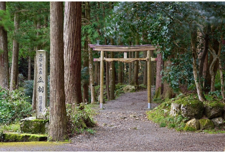 瓜割の滝（若狭爪割名水公園）