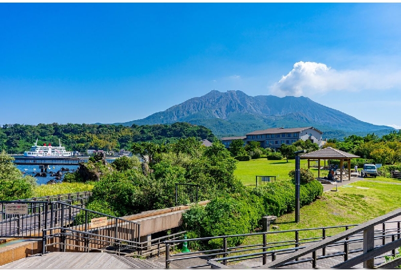 桜島溶岩なぎさ公園