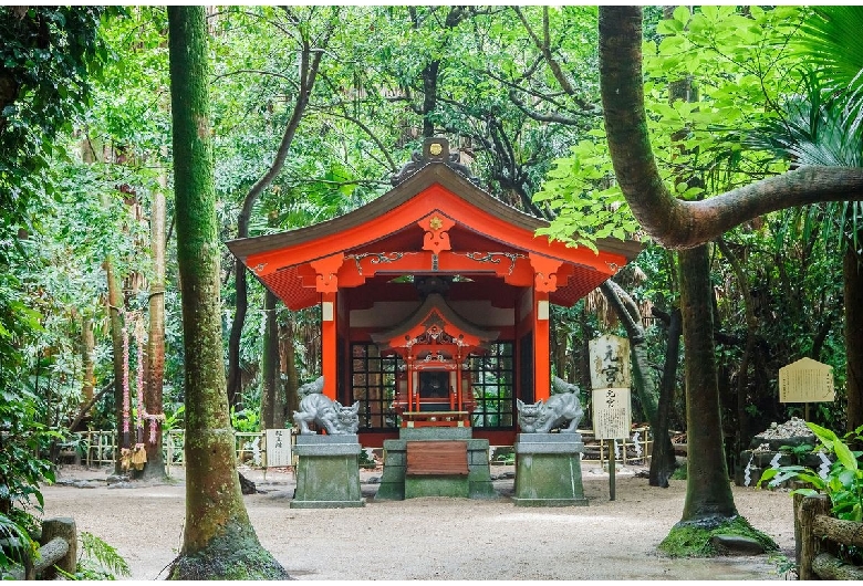 青島神社（鬼の洗濯板）