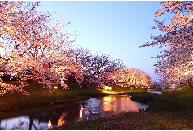 玉湯川堤