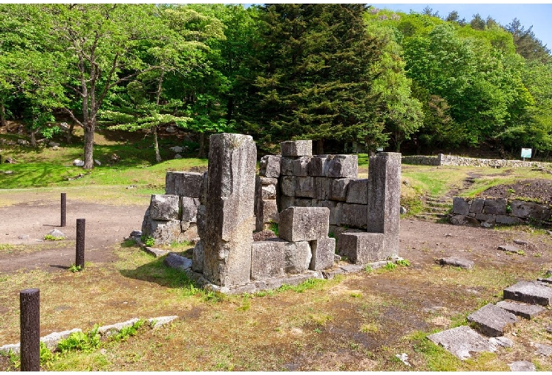 橋野鉄鉱山の洋式高炉跡