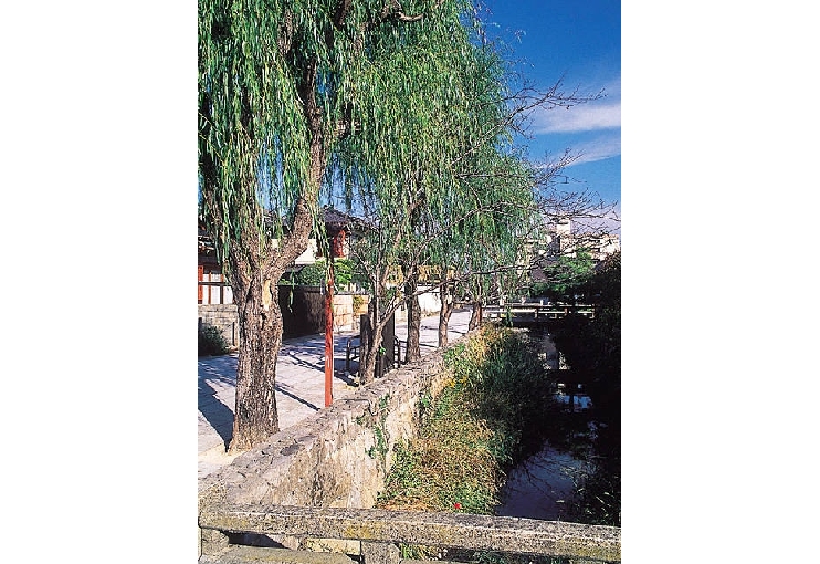 長府 城下町の町並み