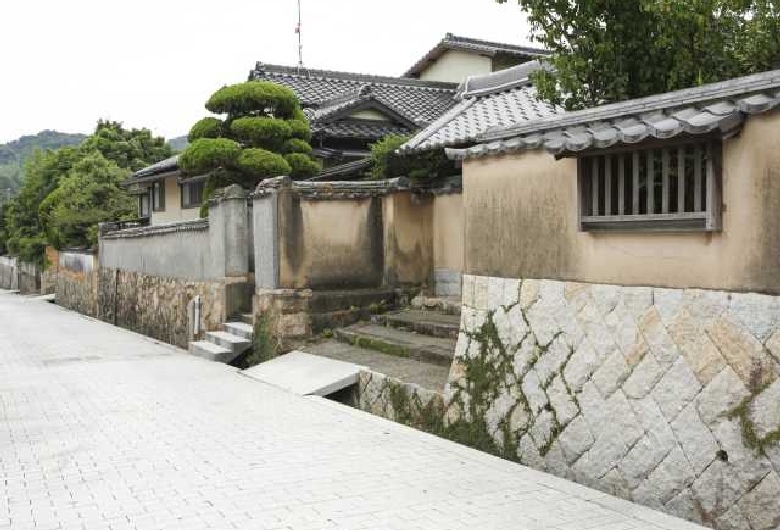 長府　城下町の町並み