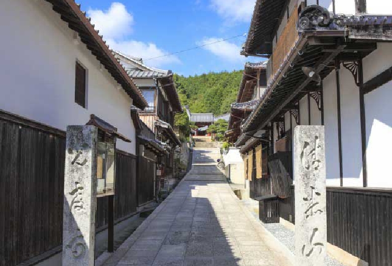 卯之町の町並み