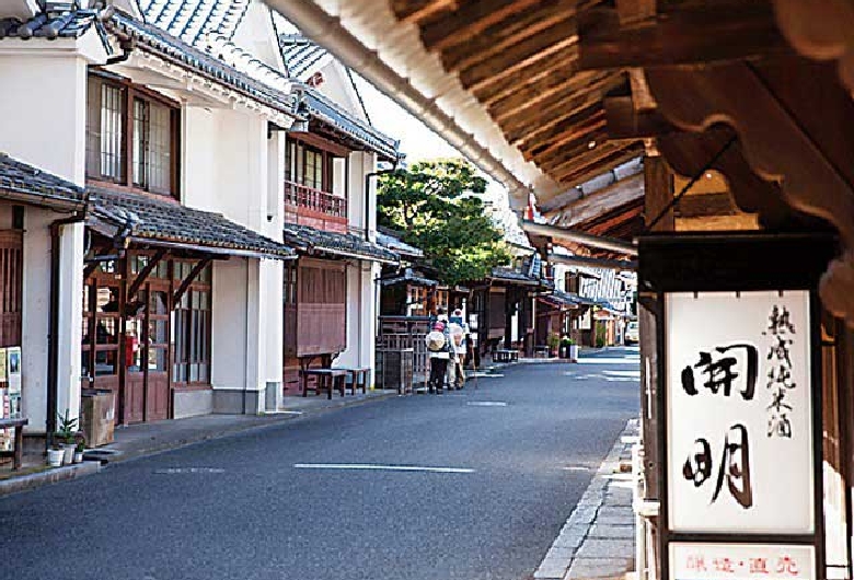 卯之町の町並み