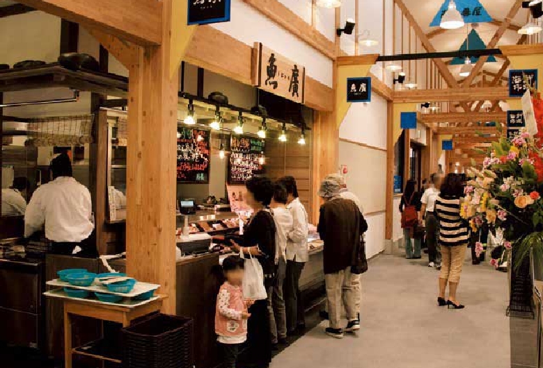 氷見漁港場外市場　ひみ番屋街