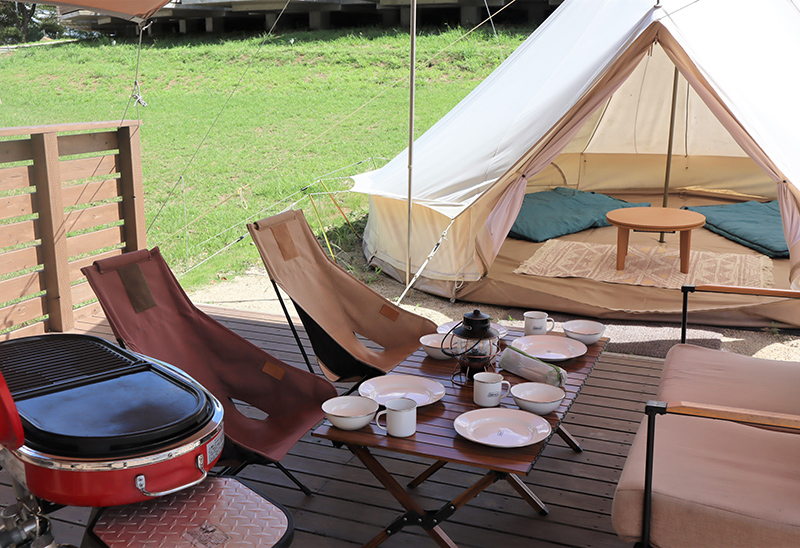 キャンプ&リゾート 花やさと山