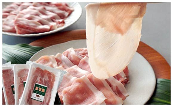 放牧豚ならではの豊かな旨味を感じる 北海道産放牧豚しゃぶしゃぶ肉（ロース・モモ）2セット
