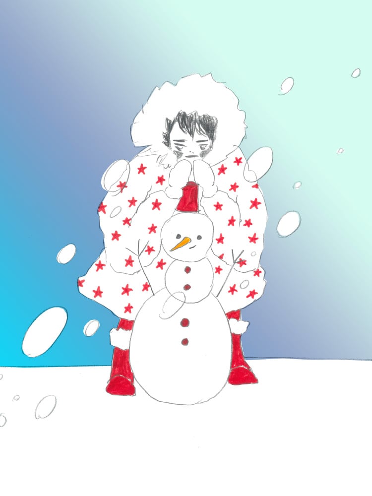 小林エリカの連載イラストエッセイ 旅と創造 月刊旅色 22年2月号